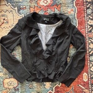 Byer California Blazer with Ruffles